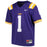 LSU Tigers Nike #1 Toddler / Youth Team Replica Football Jersey – Purple