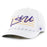LSU Tigers 47 Brand Downburst Hitch Lightweight Performance Rope Hat - White
