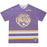 LSU Tigers Mitchell & Ness Round Vault Jumbotron 3.0 T-Shirt - Purple