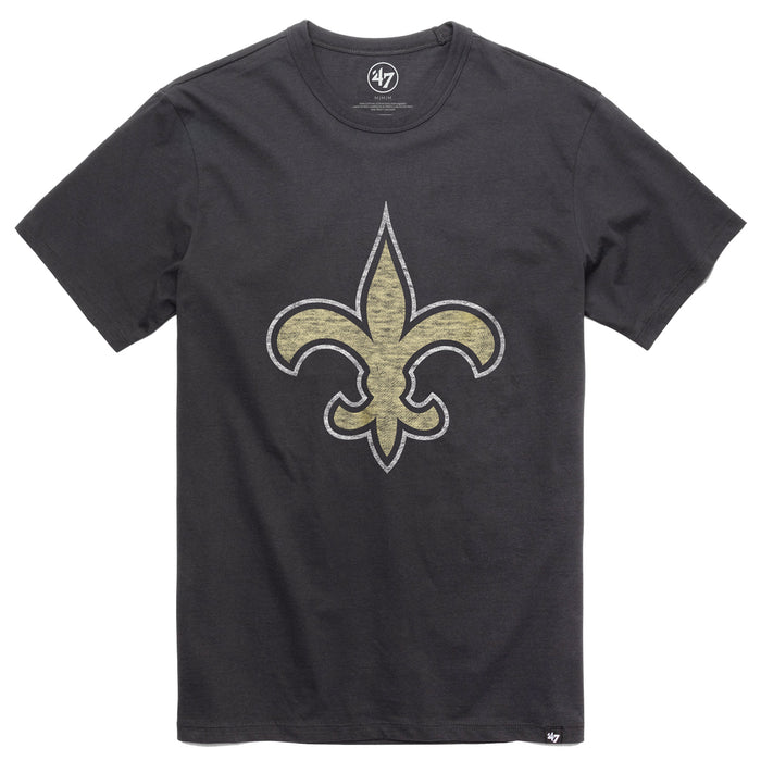 New Orleans Saints 47 Brand Fleur de Lis Premier Franklin T-Shirt - Black