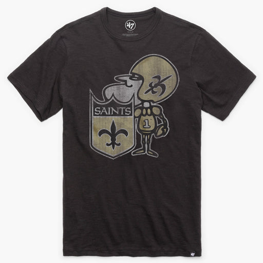 New Orleans Saints 47 Brand Sir Saint Scrum T-Shirt - Black