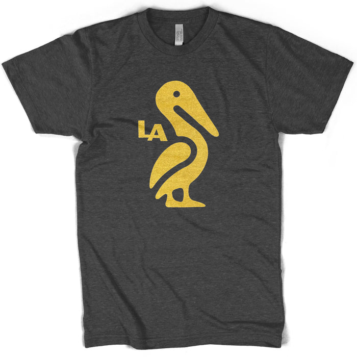Southern Made Louisiana Pelican Icon T-Shirt - Black / Gold