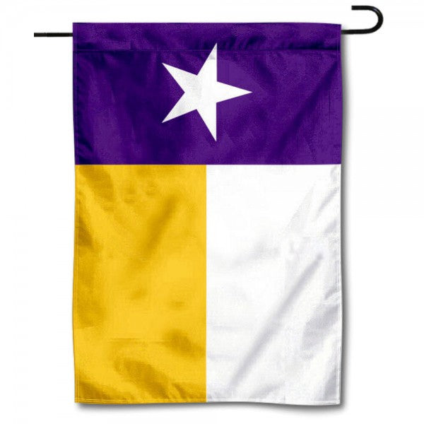 Texas State Flag 13" x 18" Printed Garden Flag - Purple