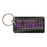 LSU Tigers Acrylic Carbon Fiber Mirror Keychain - Black