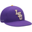 LSU Tigers Nike Authentic Team Issue Baseball Interlock Aerobill Performance True Fitted Hat - Purple